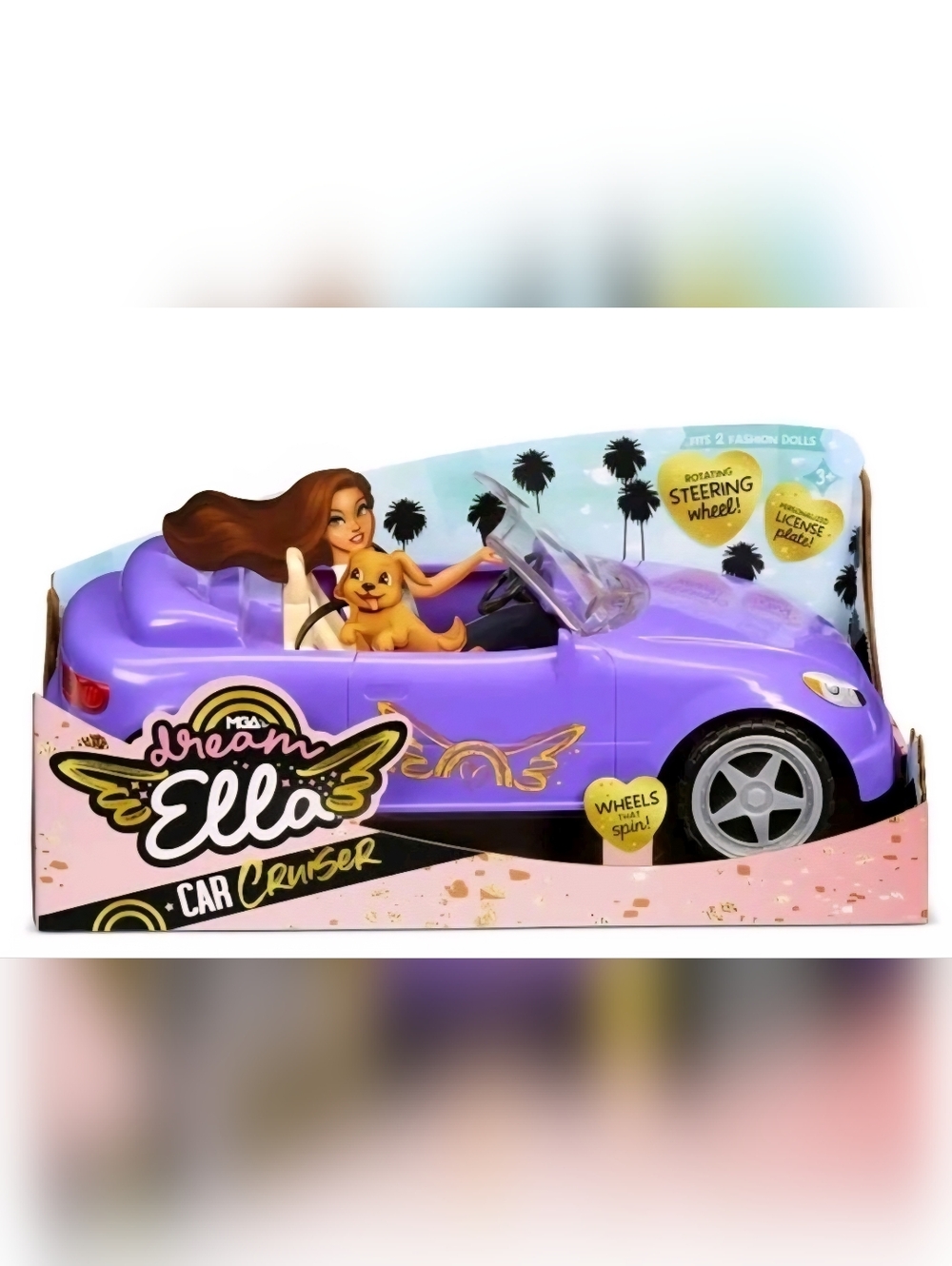Purple Car Cruiser Kids Toy with Steering Wheel  MGA Entertainment New